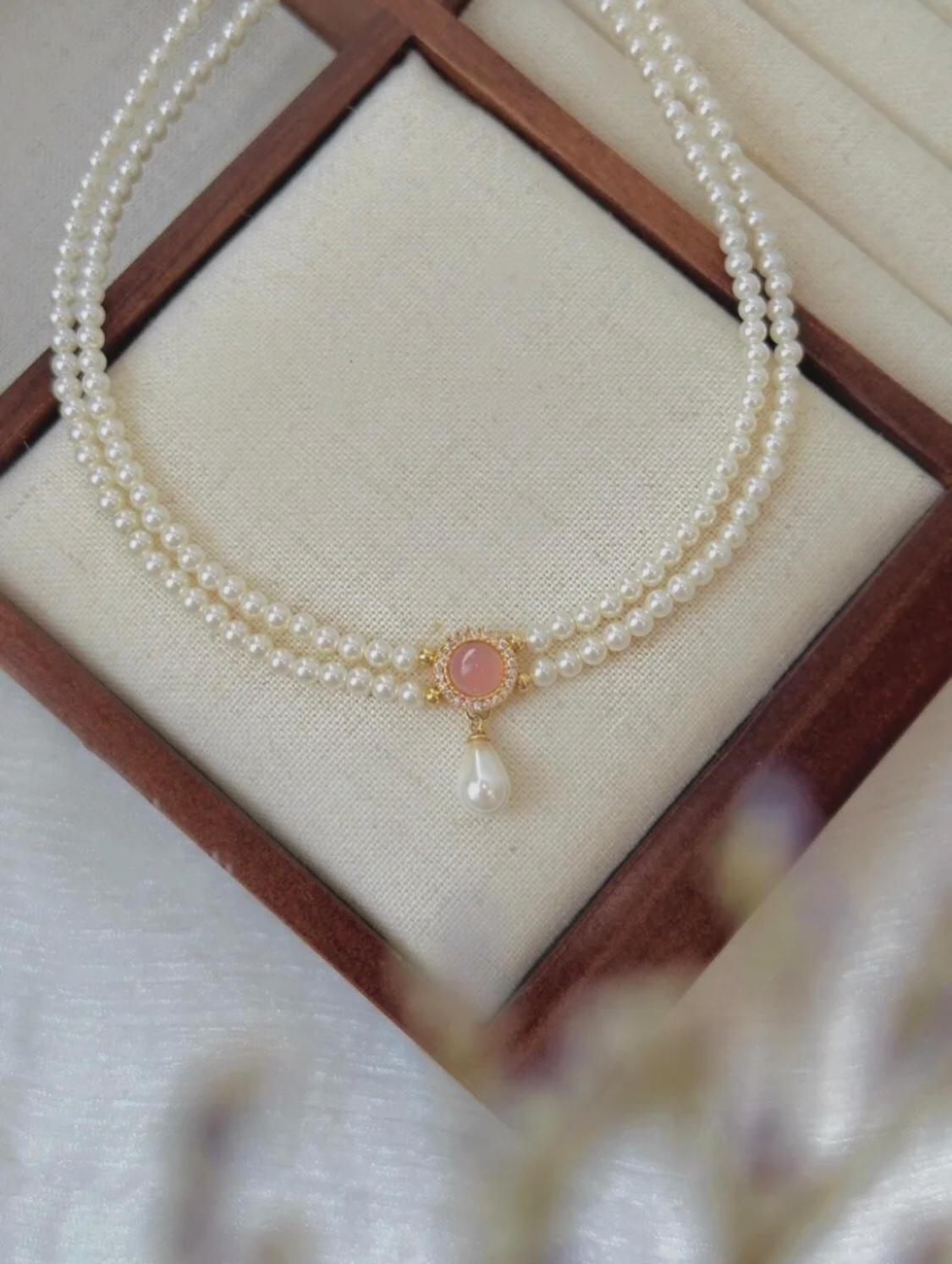 1980'S PINK SECRET NECKLACE