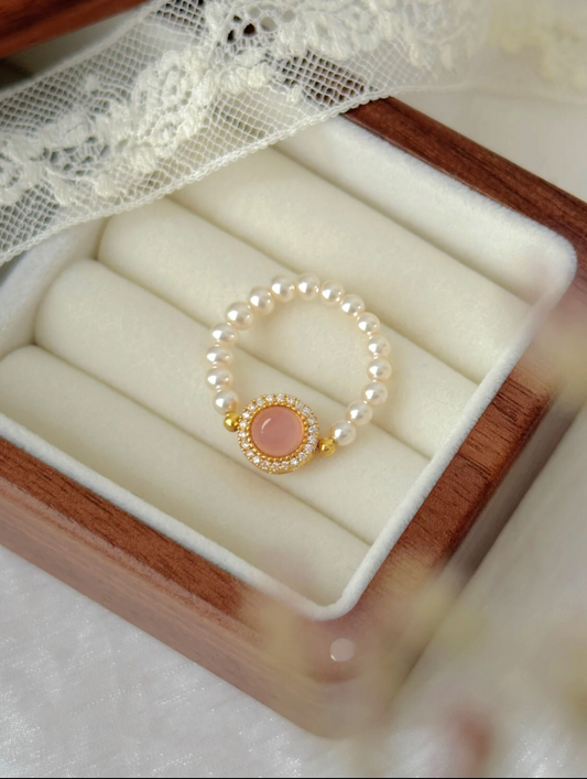 PINK STAR RING