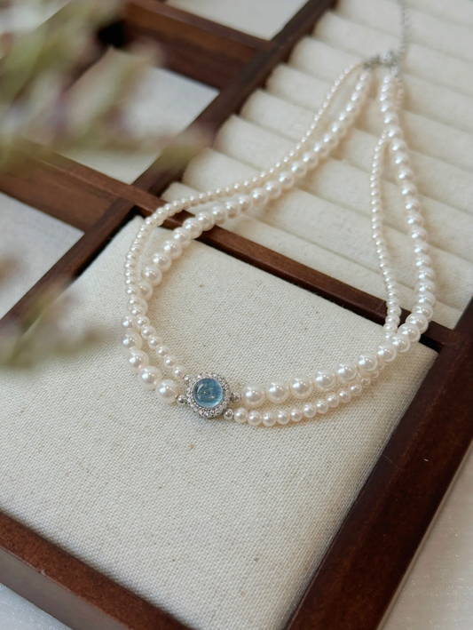 BLUE ENTANGLEMENT NECKLACE