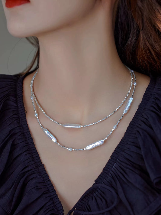 Violet Freshwater Necklace