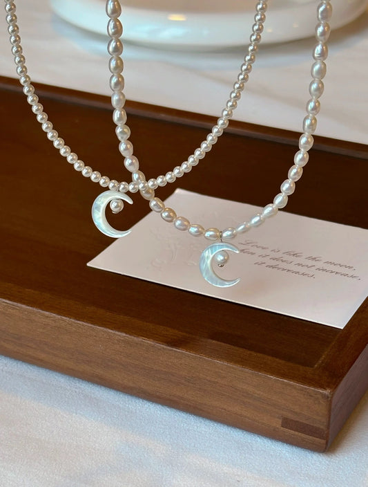 REFLECTED MOON NECKLACE