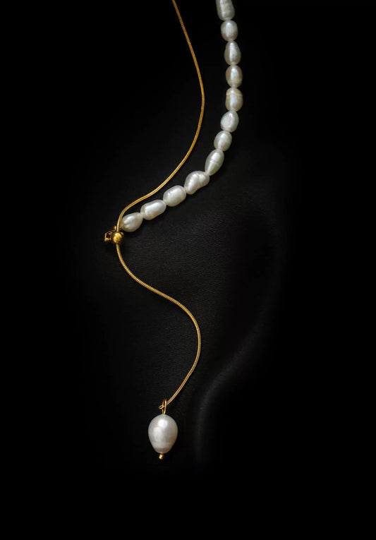 Aqua Flame Necklace