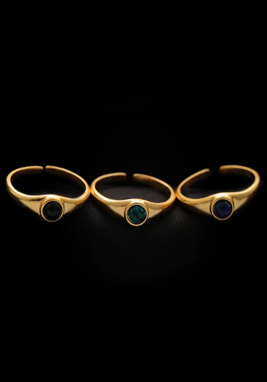 Earthstone Charm Ring