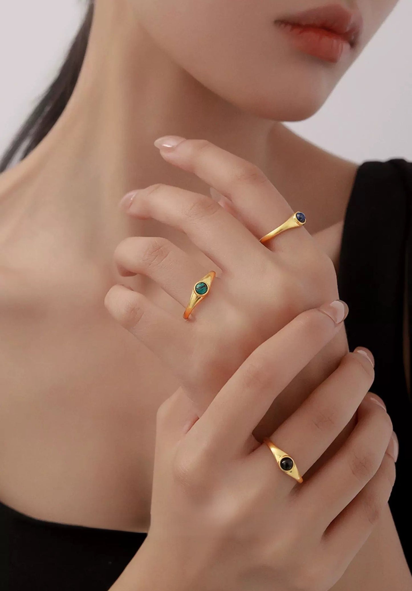 Earthstone Charm Ring
