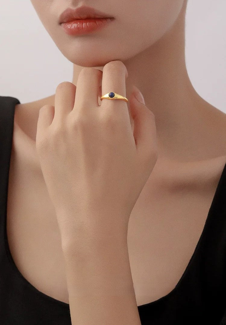 Earthstone Charm Ring