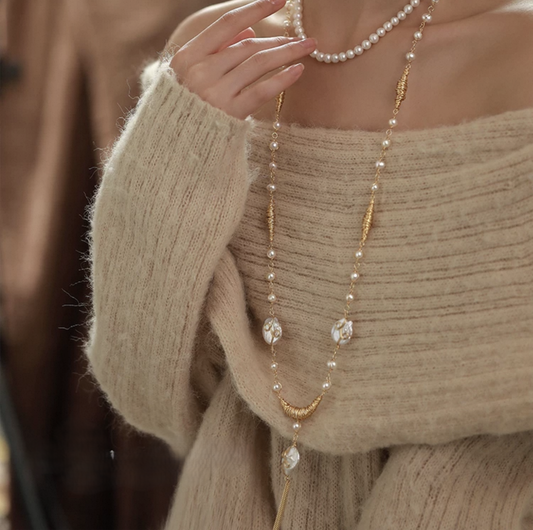 Pearl Cascade Necklace