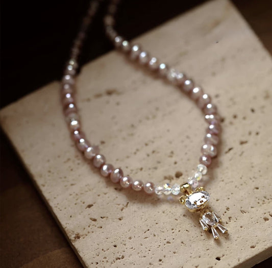 Tiny Bear Necklace