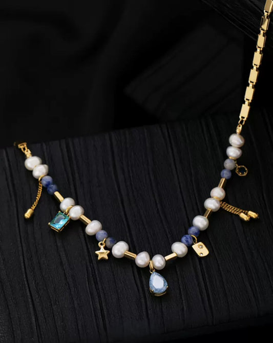 Ocean Breeze Pearl Necklace