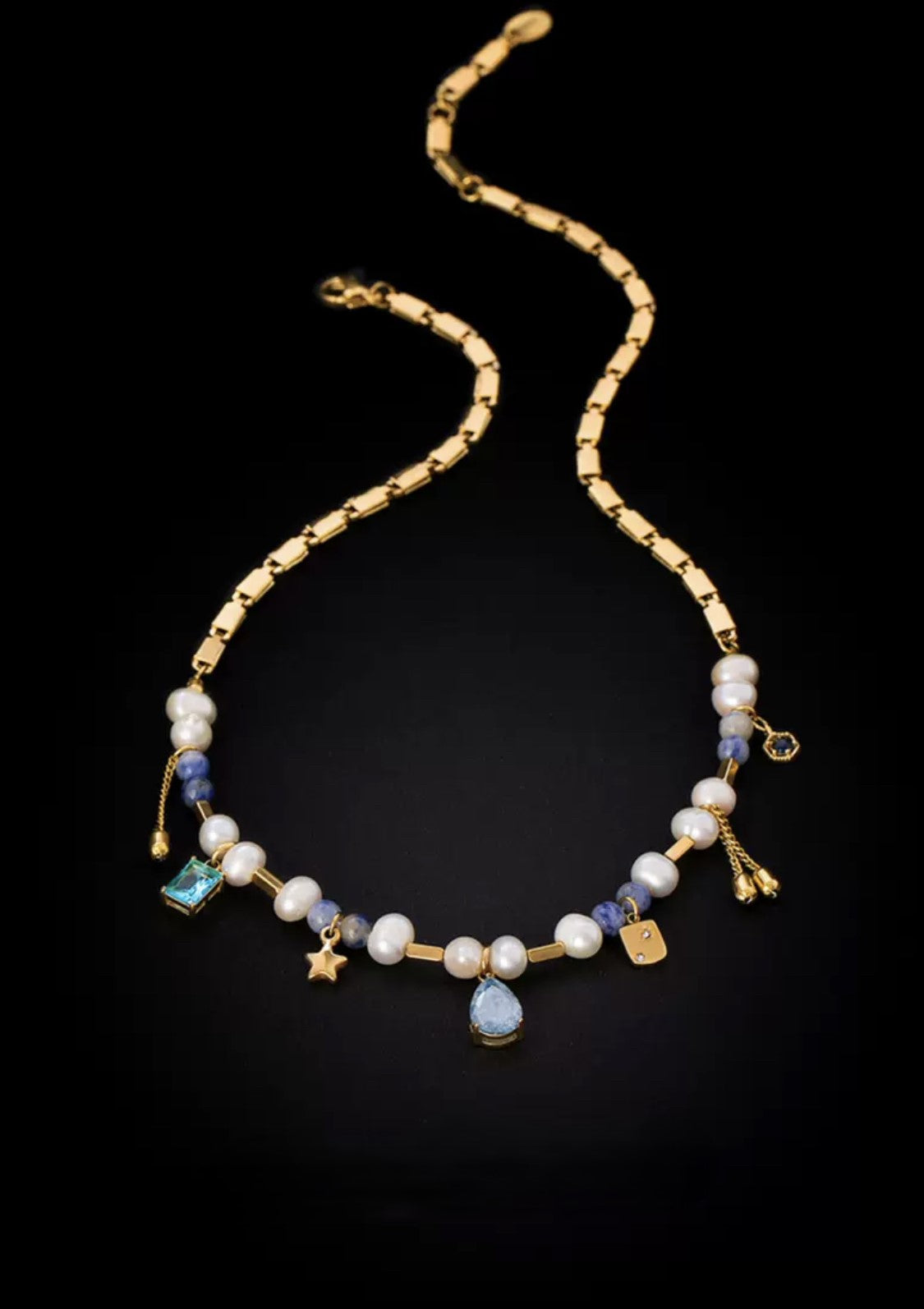 Ocean Breeze Pearl Necklace
