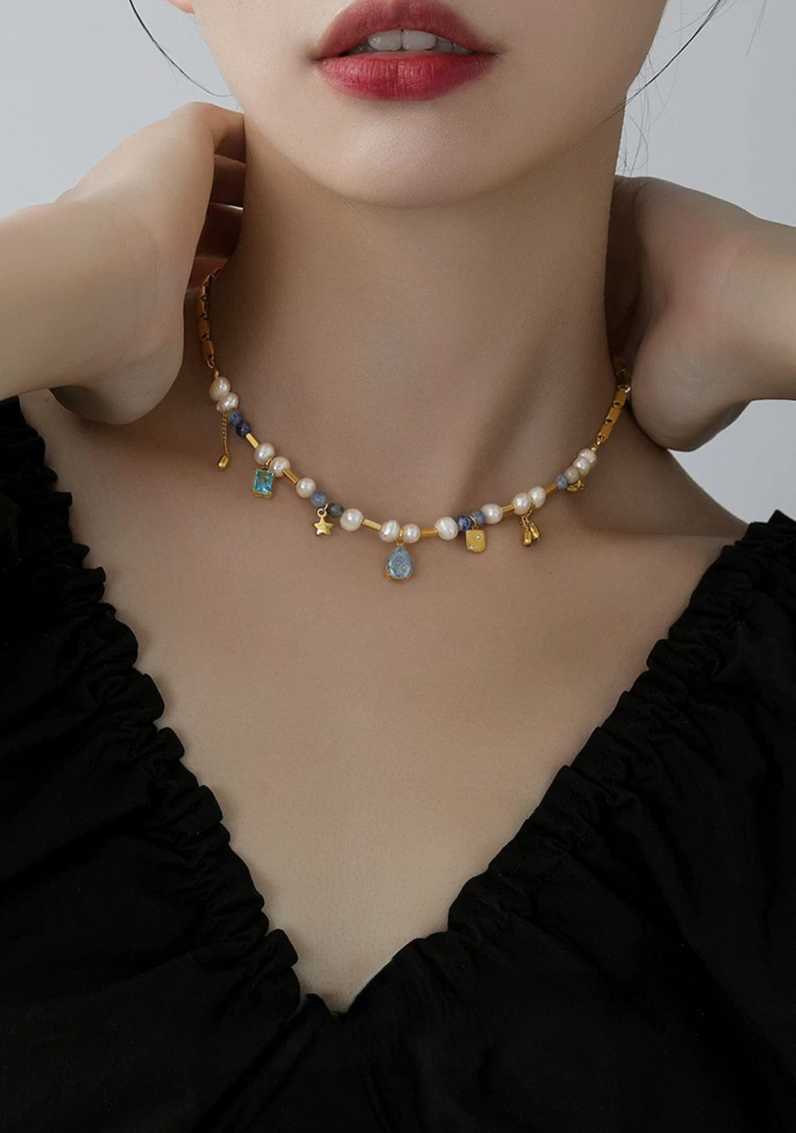 Ocean Breeze Pearl Necklace