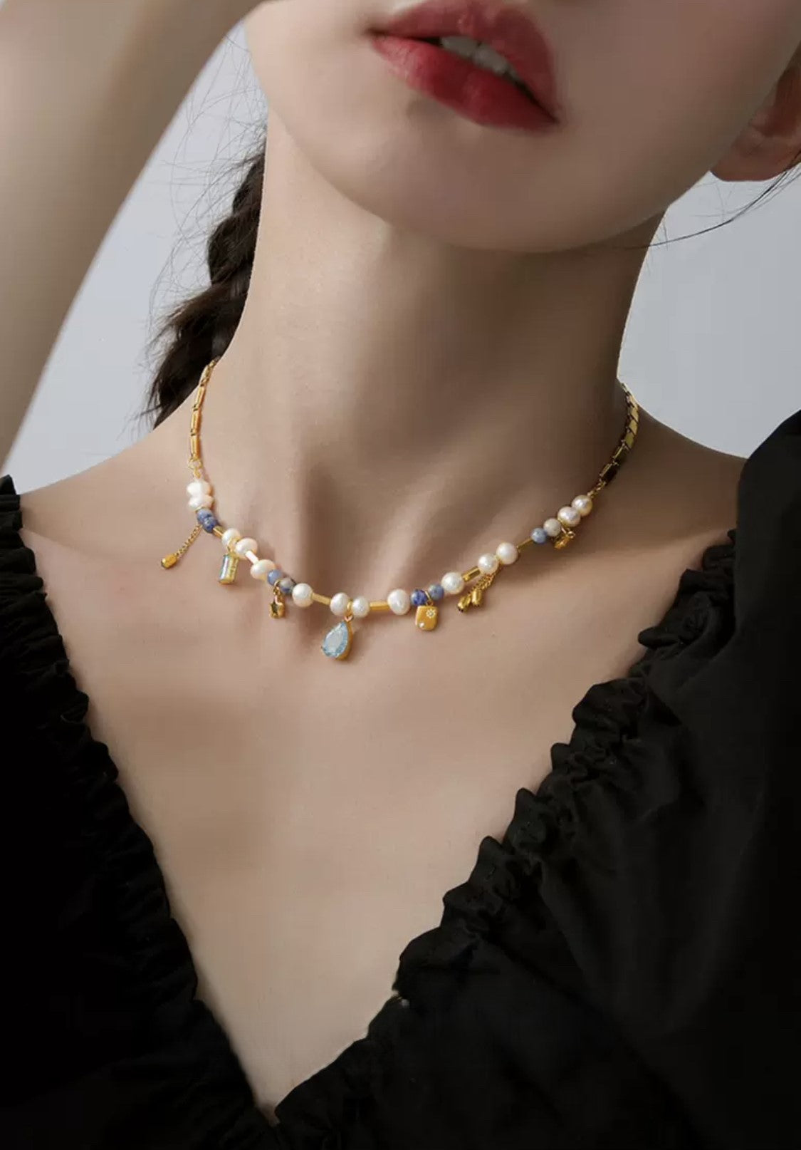 Ocean Breeze Pearl Necklace