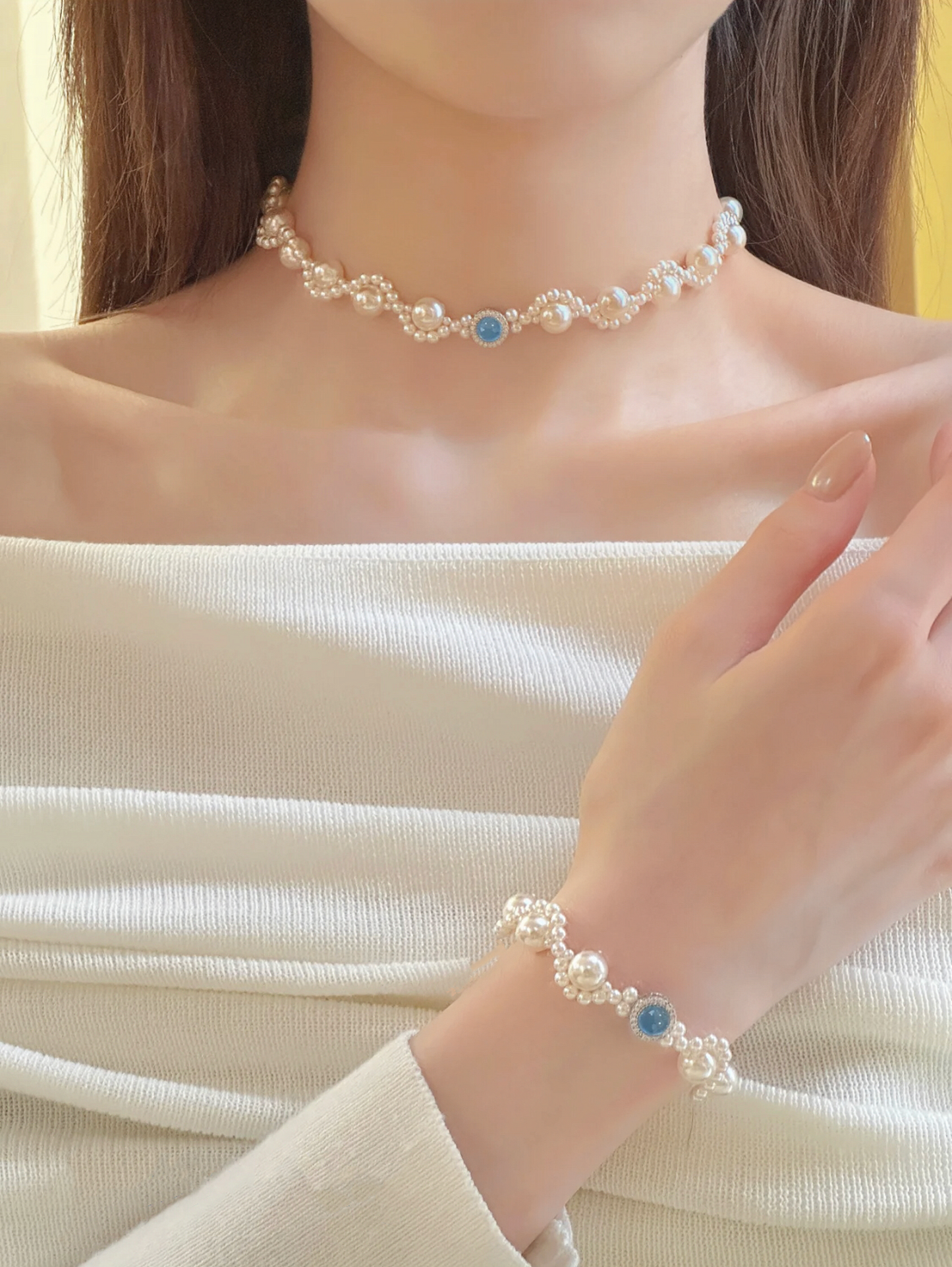 SEA WAVE NECKLACE