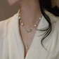 Tulip Glow Pearl Necklace