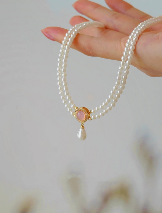 1980'S PINK SECRET NECKLACE