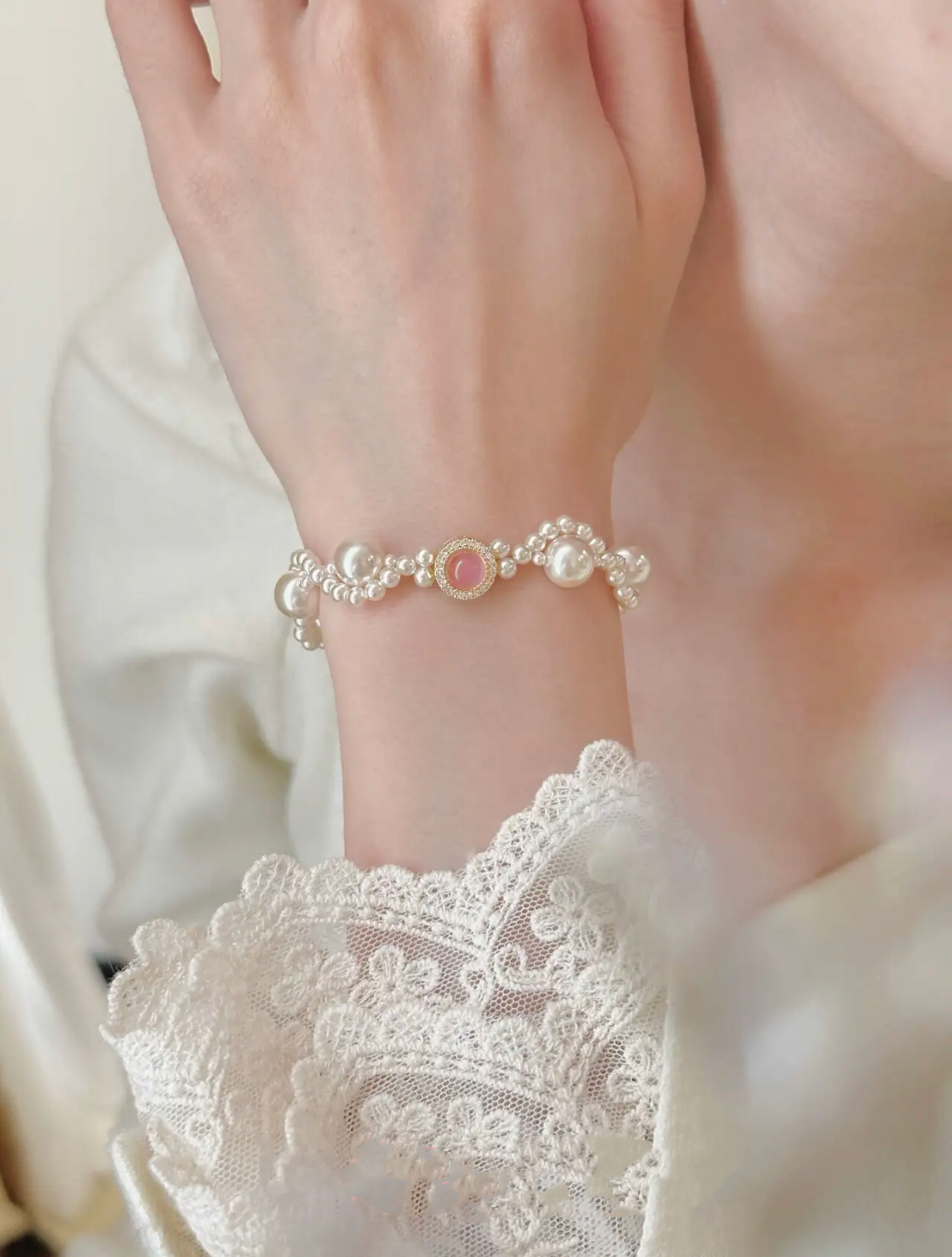 BRACELET VAGUE ROSE