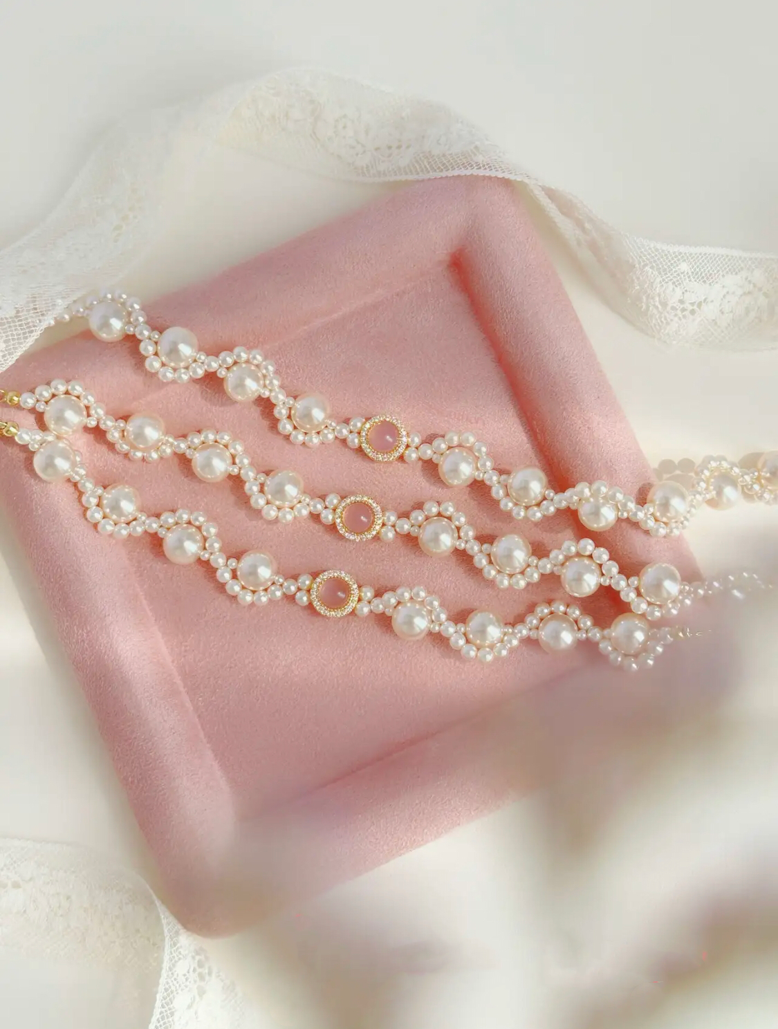 BRACELET VAGUE ROSE
