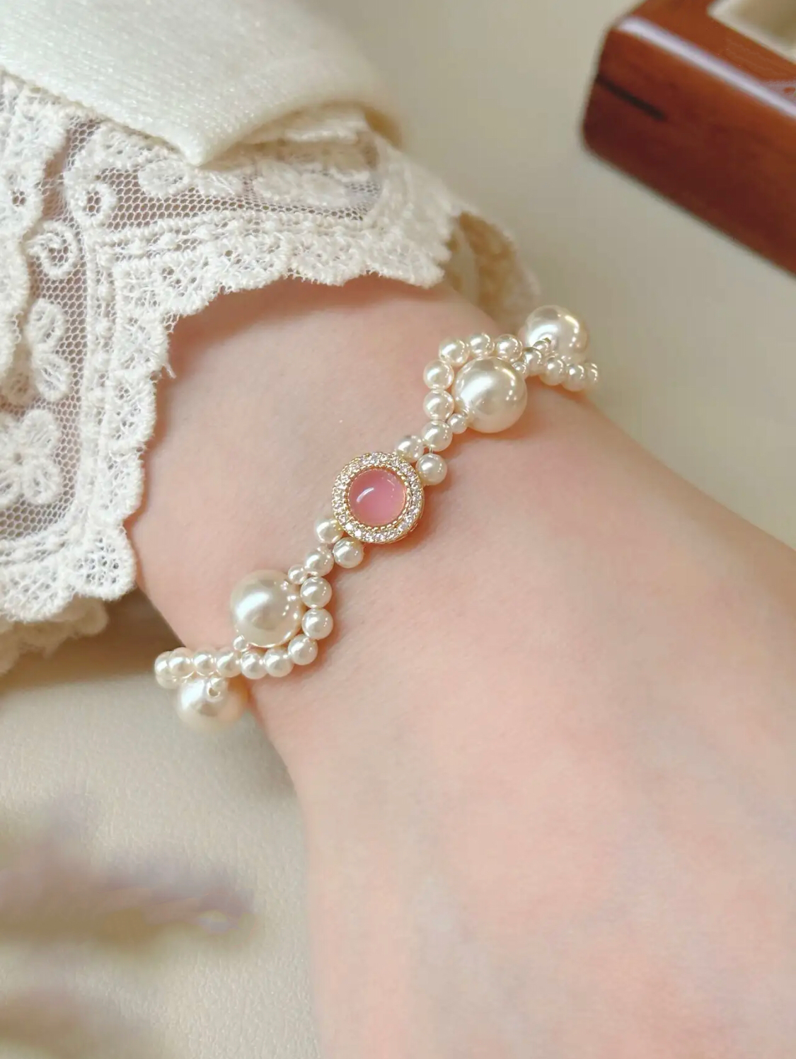 BRACELET VAGUE ROSE