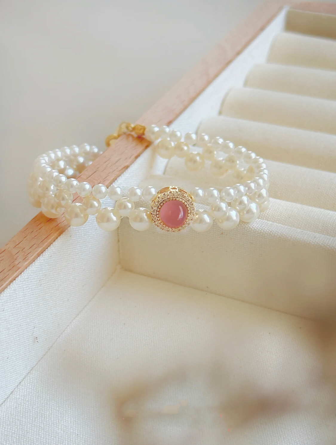 BRACELET LUMIÈRE DU SOLEIL ROSE