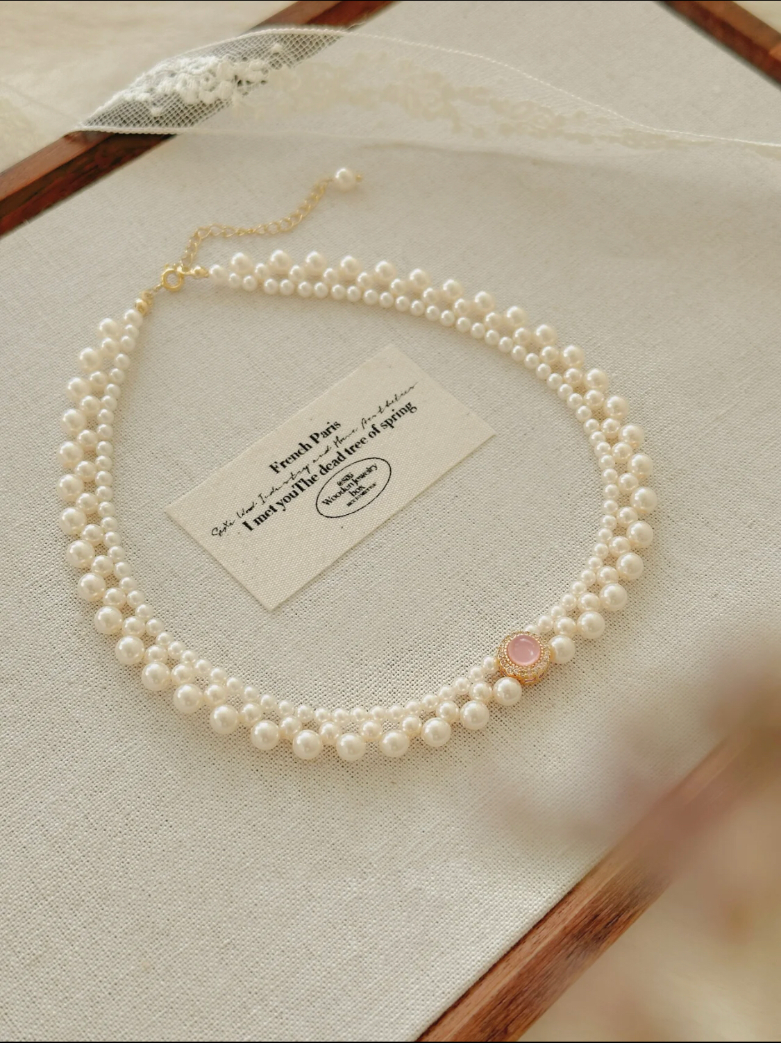 COLLIER RÊVE DE BALLET ROSE