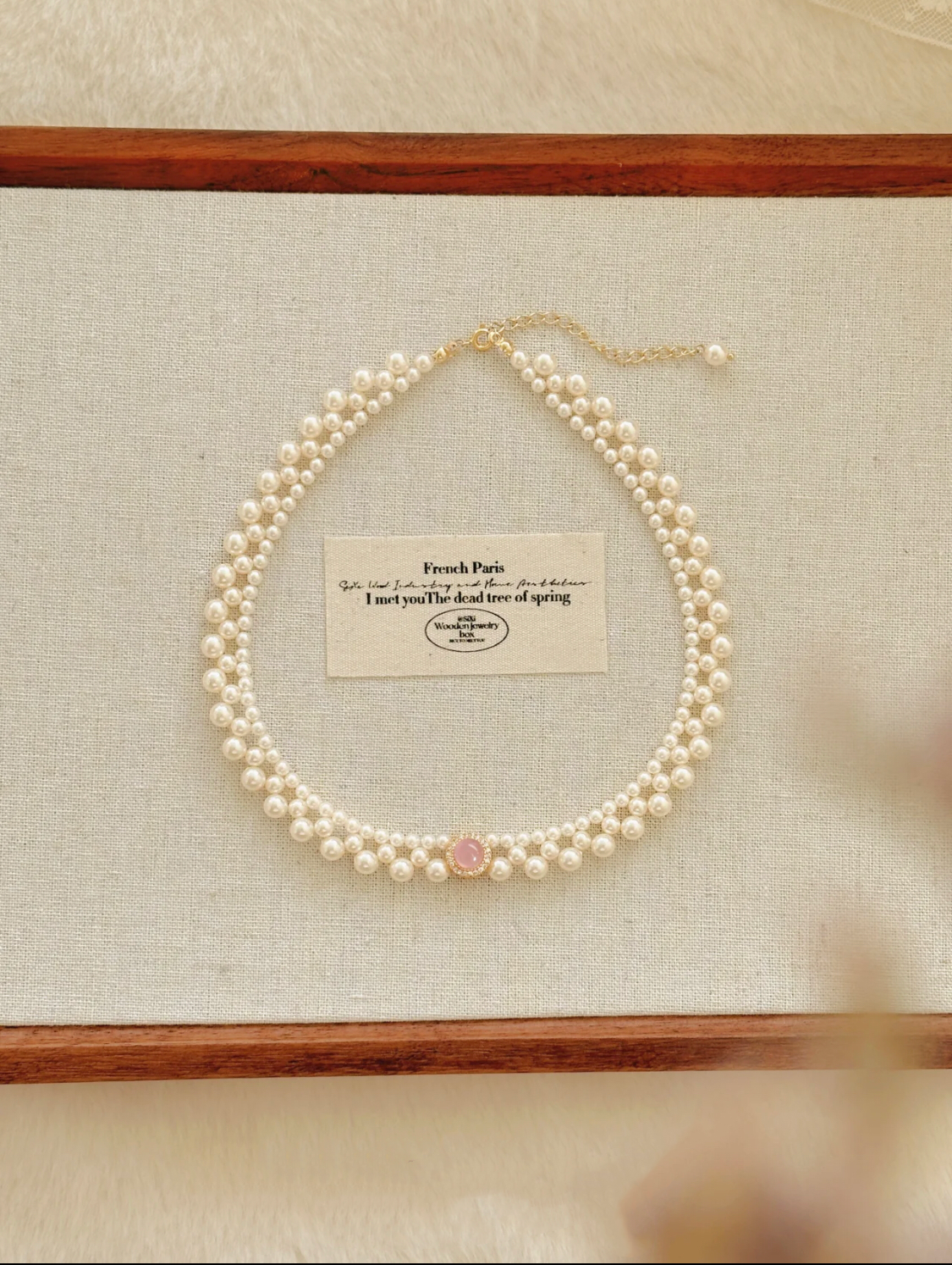 COLLIER RÊVE DE BALLET ROSE
