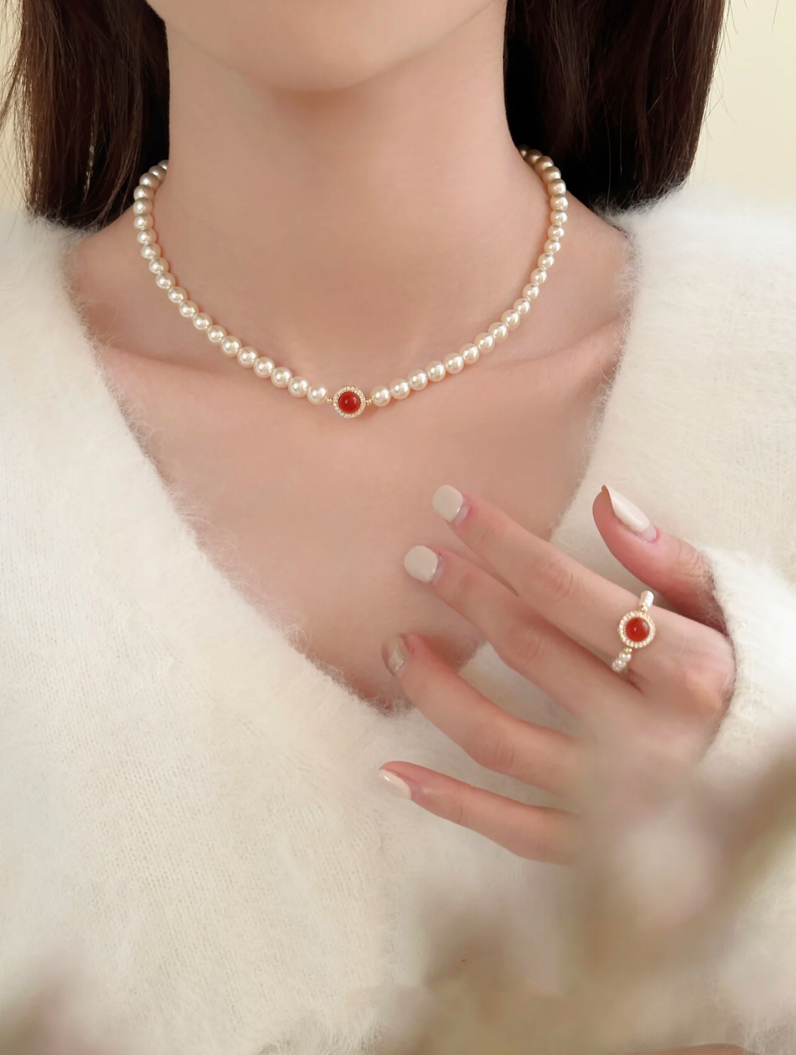 COLLIER SÉRÉNADE RUBIS