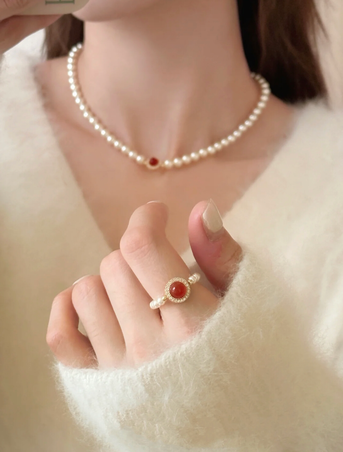 COLLIER SÉRÉNADE RUBIS