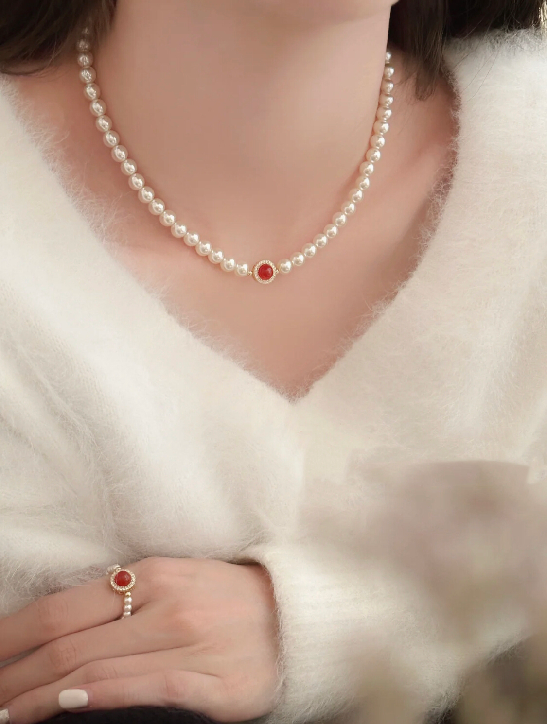 COLLIER SÉRÉNADE RUBIS