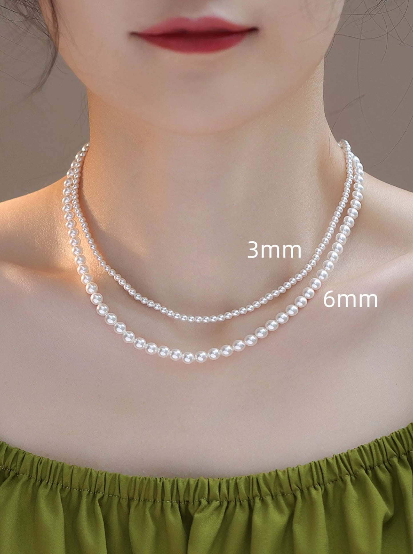 COLLIER DE PERLES LUMINEUSES