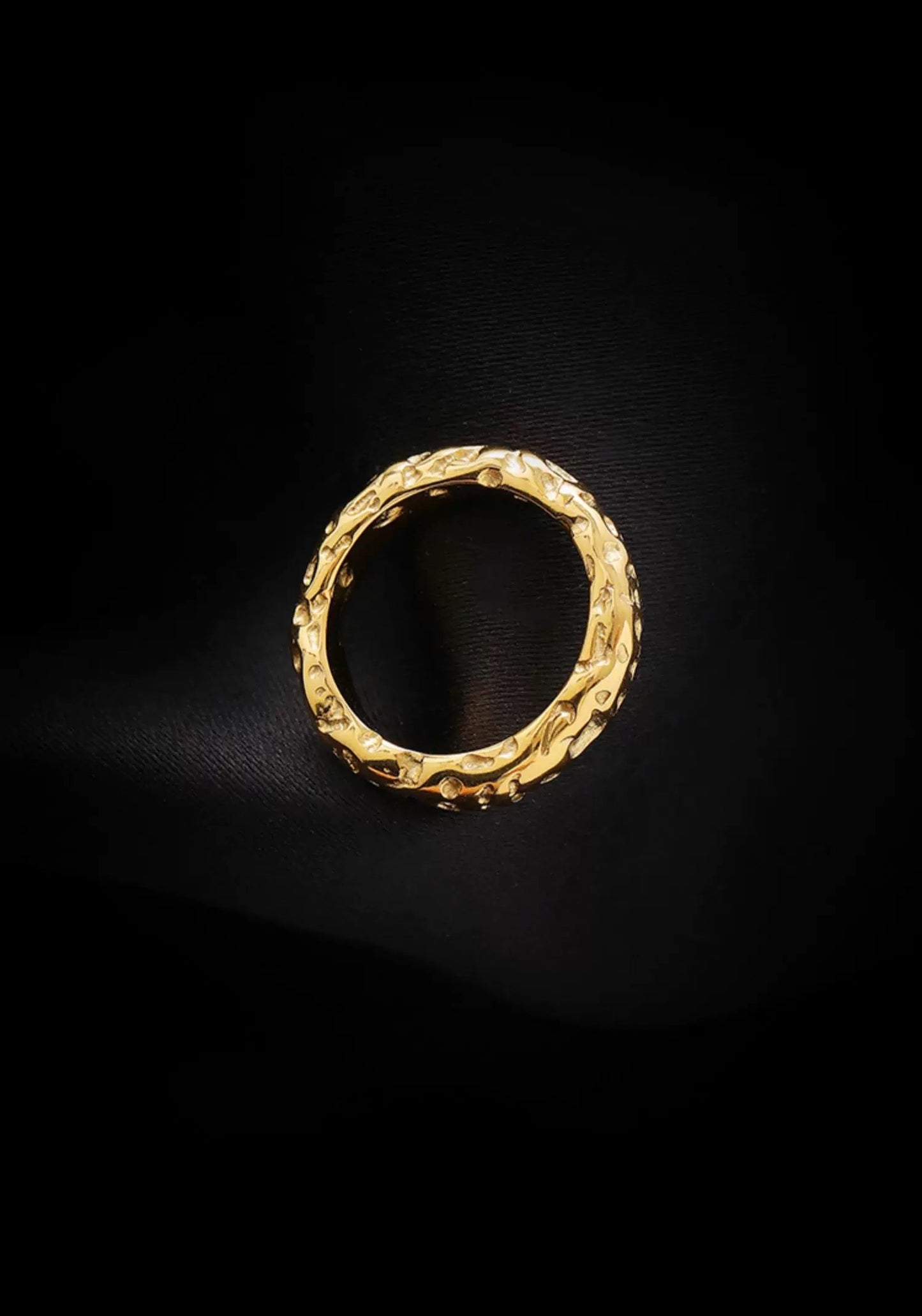 Moonlit Halo Ring