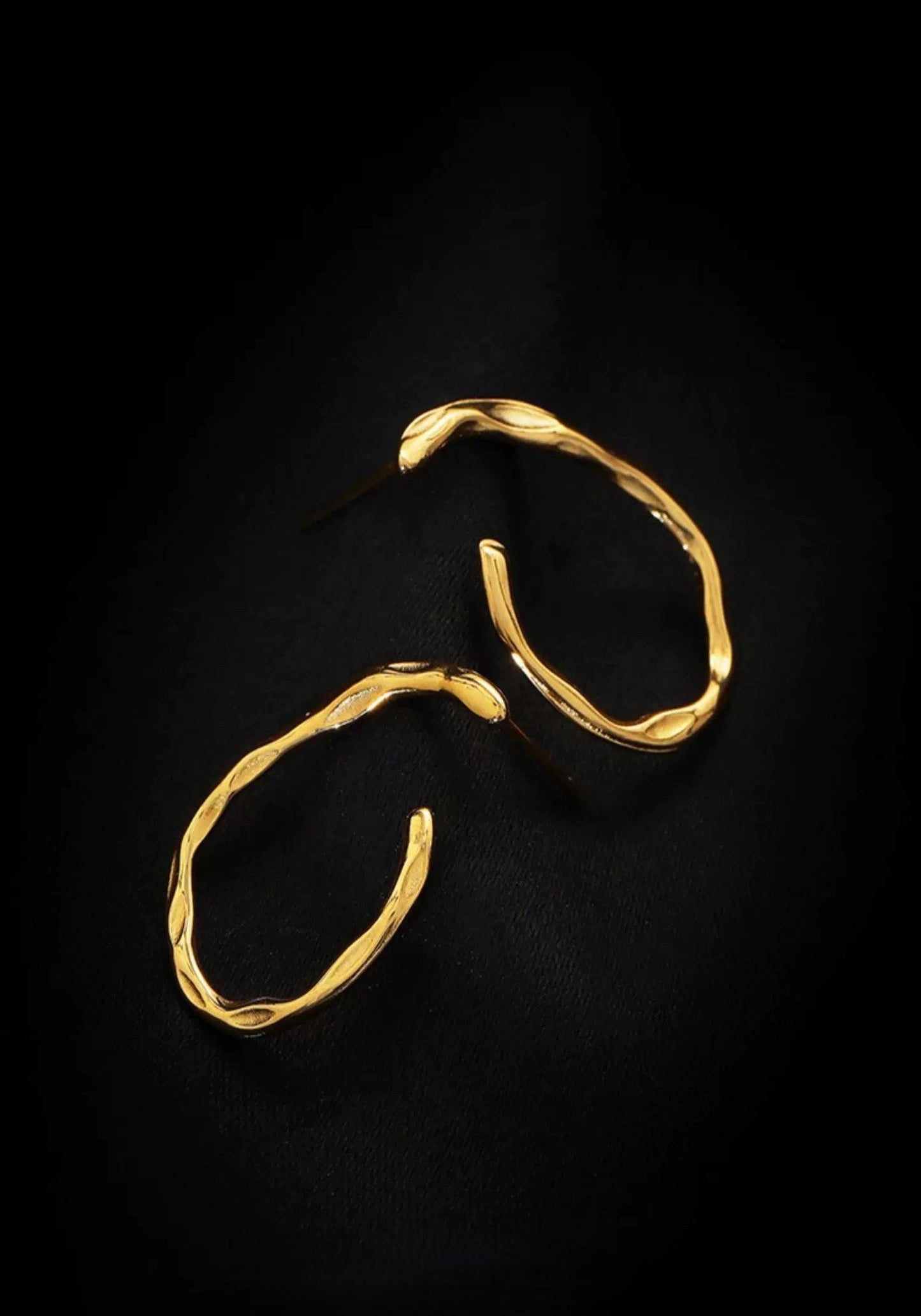 Boucles d'oreilles halo en or
