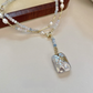 Mauve Pearl Necklace