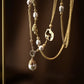 Golden Touch  Pearl Necklace