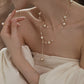 Glided Pearl Elegance Necklace