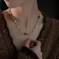 Divine Golden Pearl Necklace