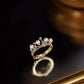 BAGUE DE PERLES ÉBLOUISSANTES