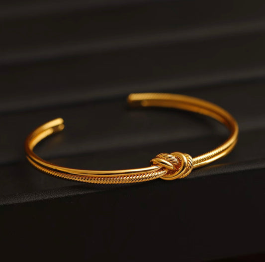 Bracelet enroulé opulent