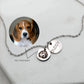 Pet Portrait & Handwriting Disc Necklace