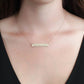 Handwriting Bar Necklace