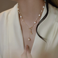 Tulip Glow Pearl Necklace