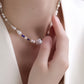 Ochre Pearl Necklace