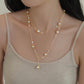 Glided Pearl Elegance Necklace